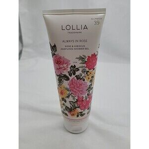 NEW MARGOT ELENA LOLLIA Always in Rose -Rose & Hibiscus Shower Gel 8 fl oz #39